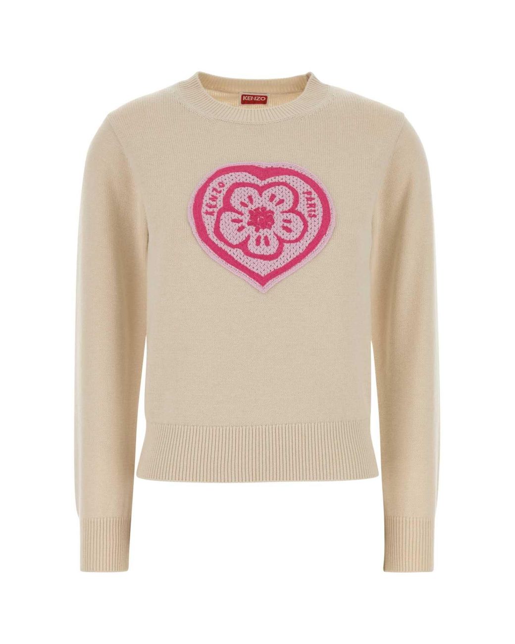 KENZO Pink Boke Heart Jumper