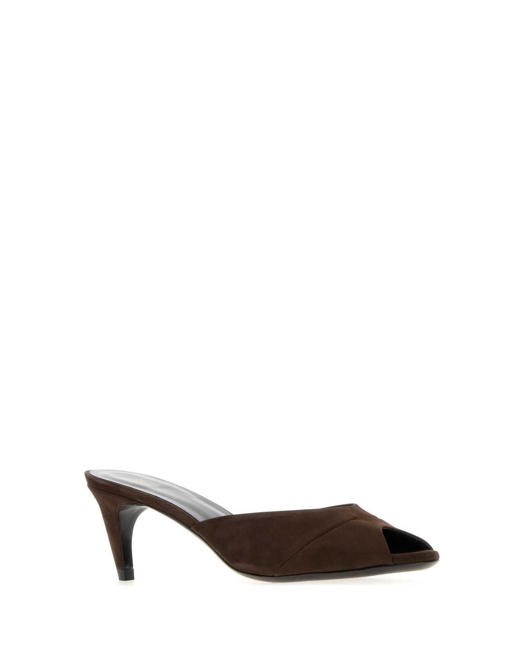 Jude Black Chocolate Nubuck Cave Mules