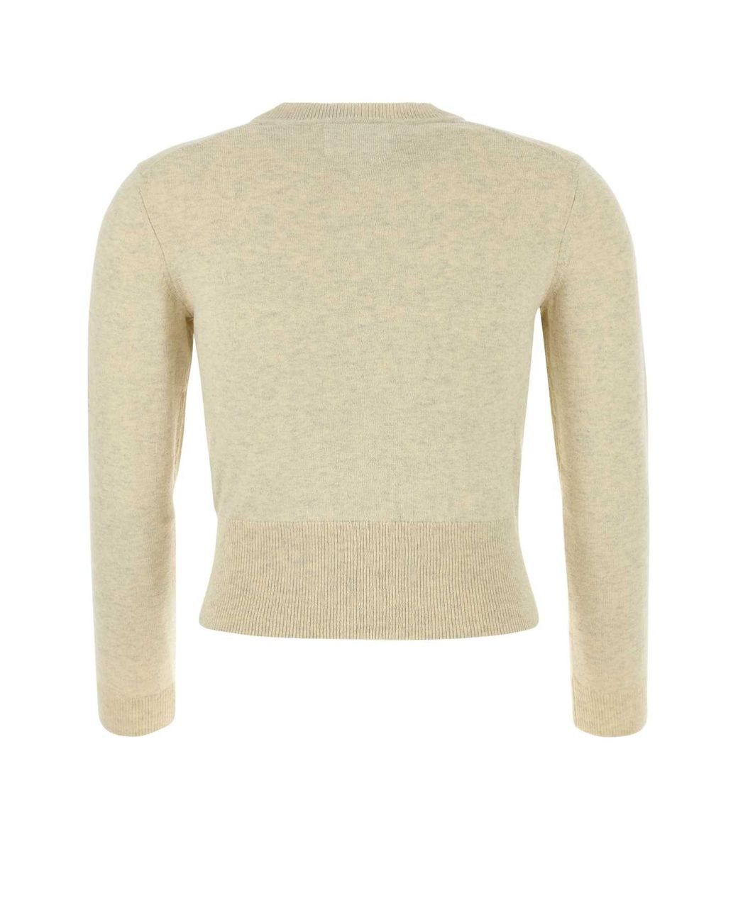 Isabel Marant White Light Cotton And Wool Knitwear