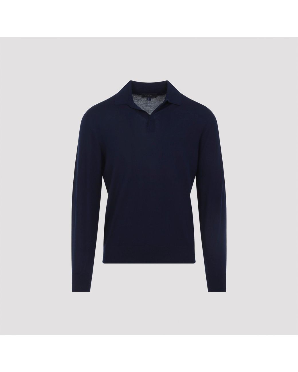 Sease Gray Lasca Virgin Wool Polo