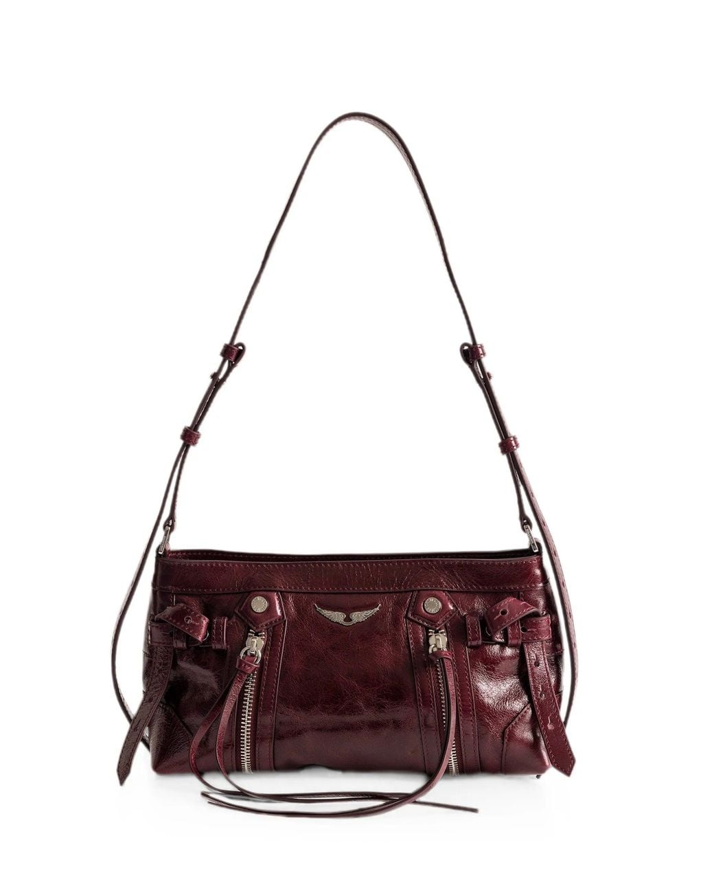 Zadig & Voltaire Purple Baby Madison Vintage Patent