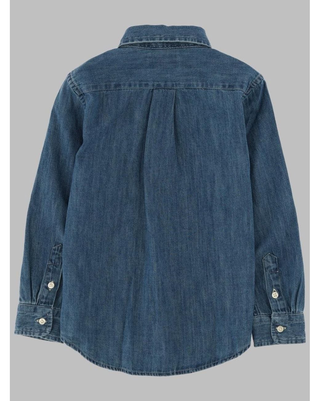 Polo Ralph Lauren Blue Mini Denim Shirt For Boys