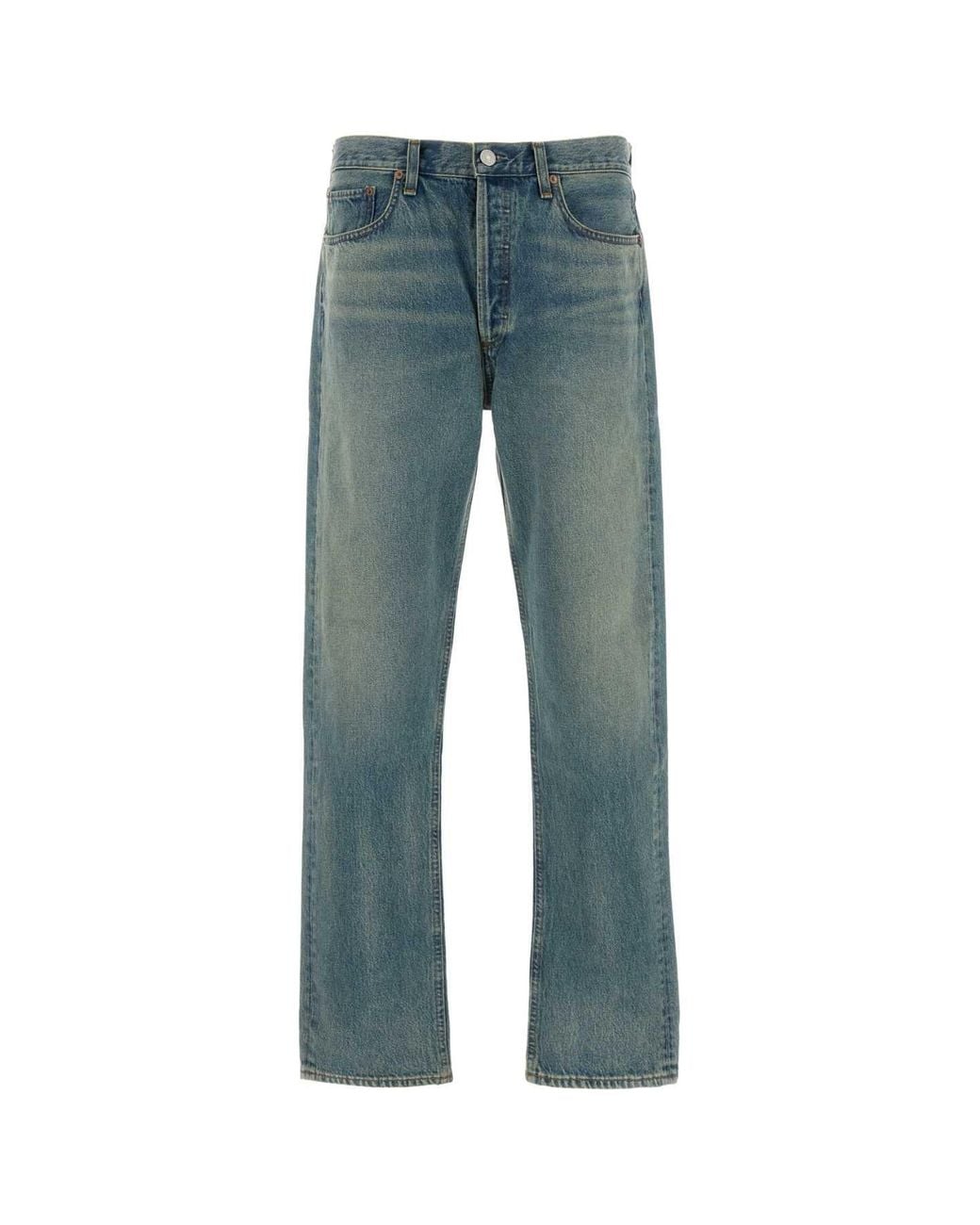 Agolde Blue Straight-Leg Denim Jeans for men