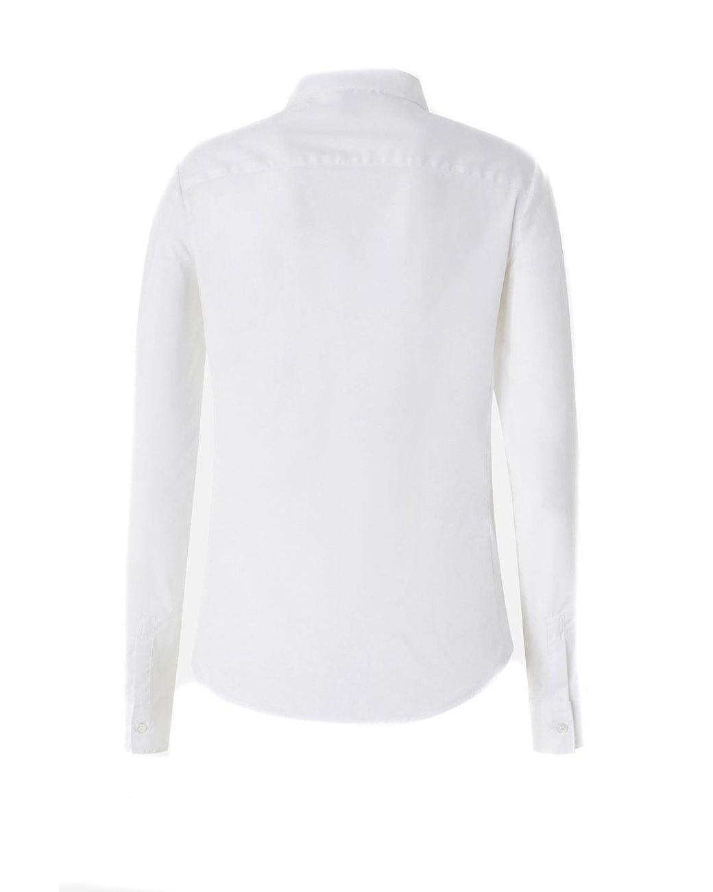 Pinko White Classic Button-Down Tailored Shirt