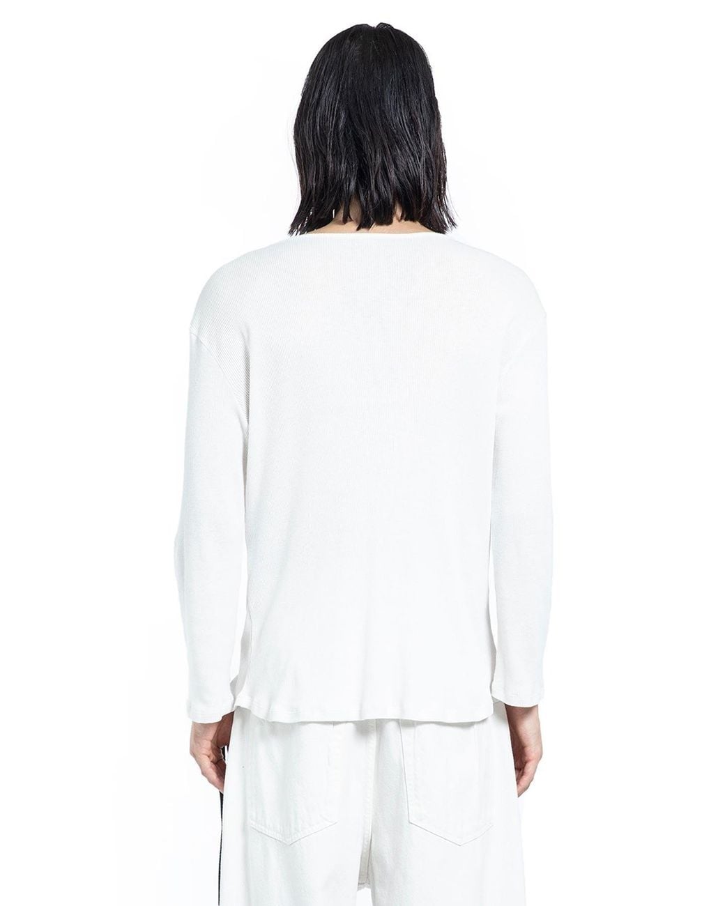 Ann Demeulemeester White Ilyas Serafino Top