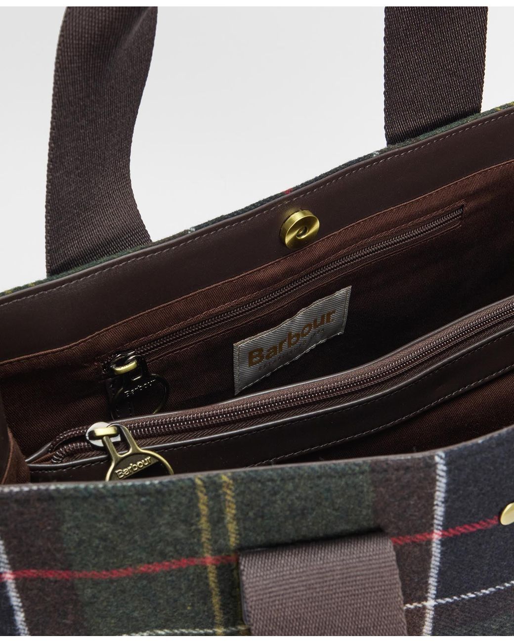 Barbour Black Turnberry Tartan Tote