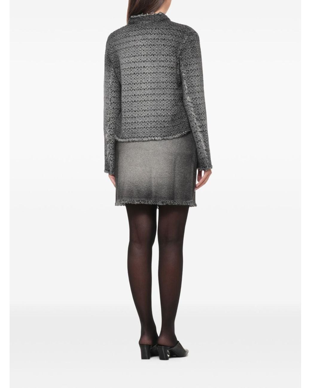 Avant Toi Black Wool Crewneck Jacket