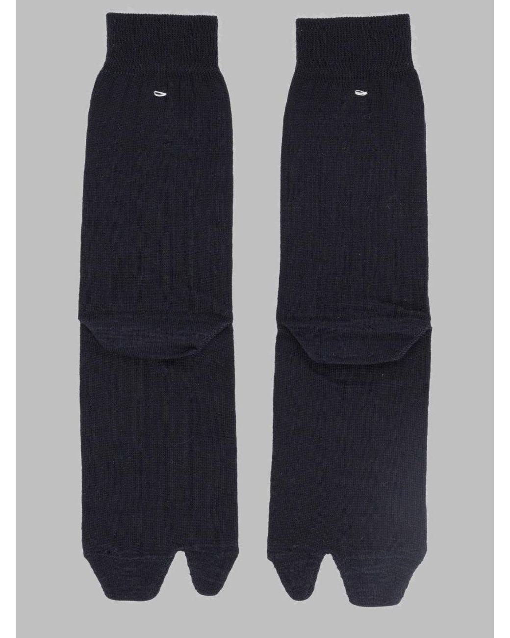 Maison Margiela Blue Knit Leg Warmers
