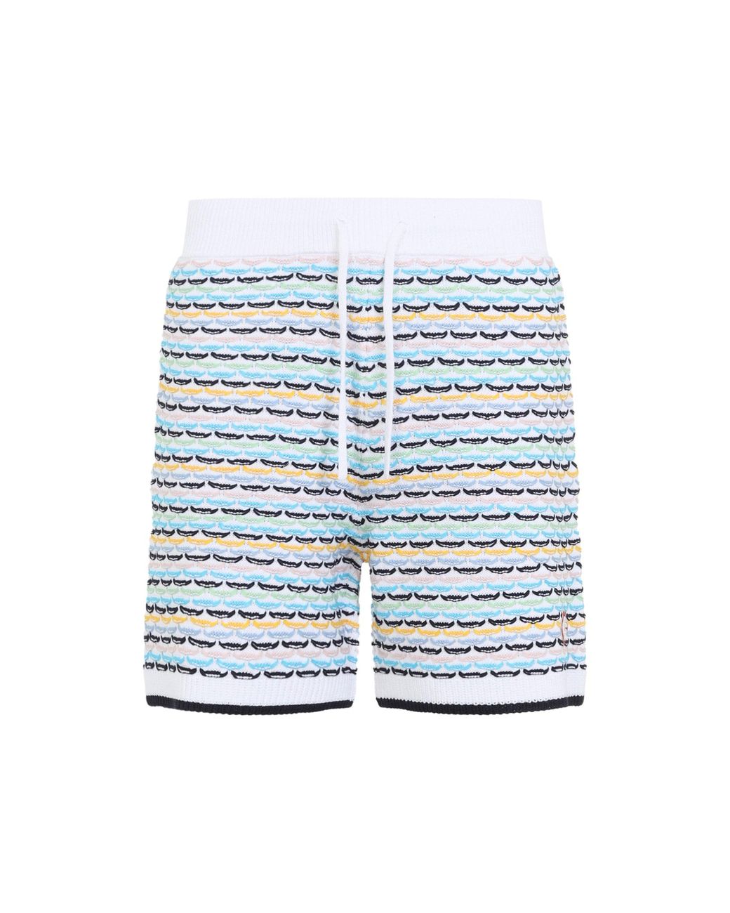 Casablanca Blue Tuck Stitch Short for men