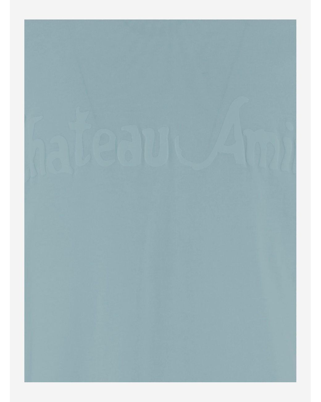 Amiri Blue Cotton T Shirt With Logo for men
