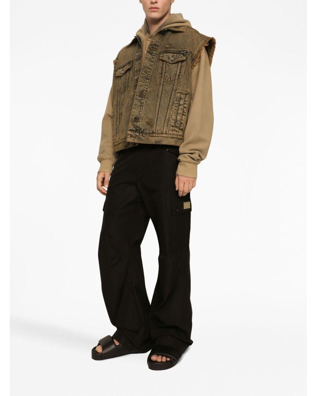 Dolce & Gabbana Cargo Broek in het Black voor heren
