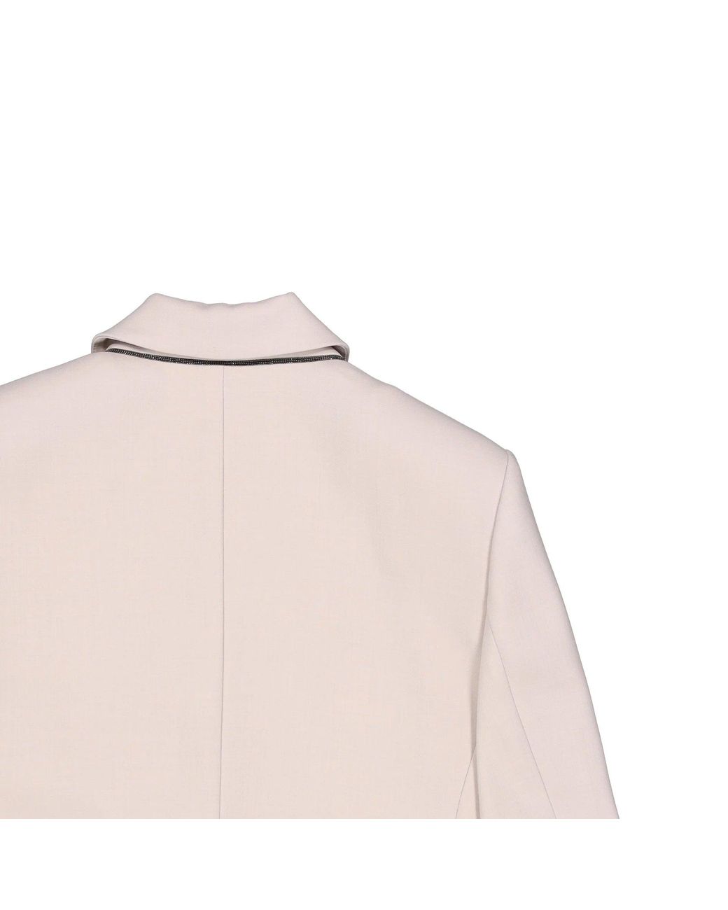 Brunello Cucinelli Natural Blazer Jacket