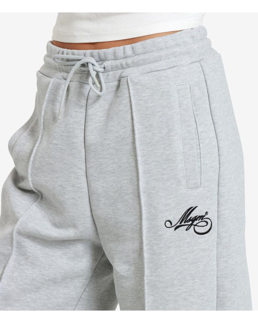 MSGM Gray Trousers