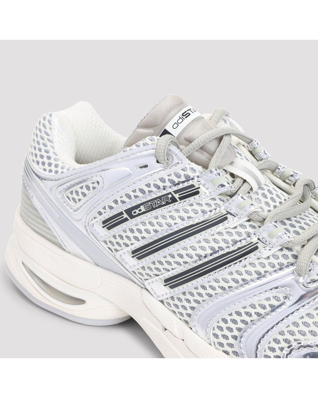 Adidas White Adistar Control 5 Sneakers