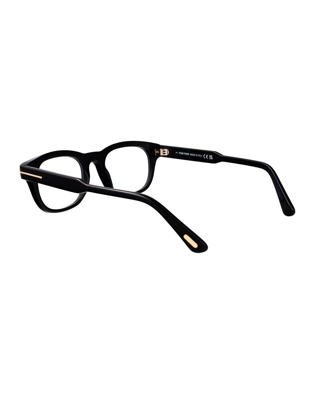 Tom Ford Black Round Optical Ft6180 B 01