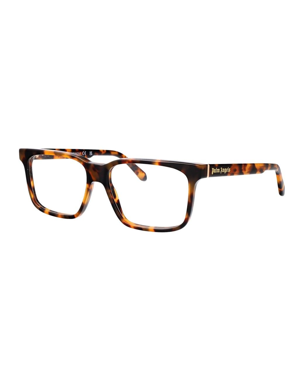 Palm Angels Brown Acetate Glasses