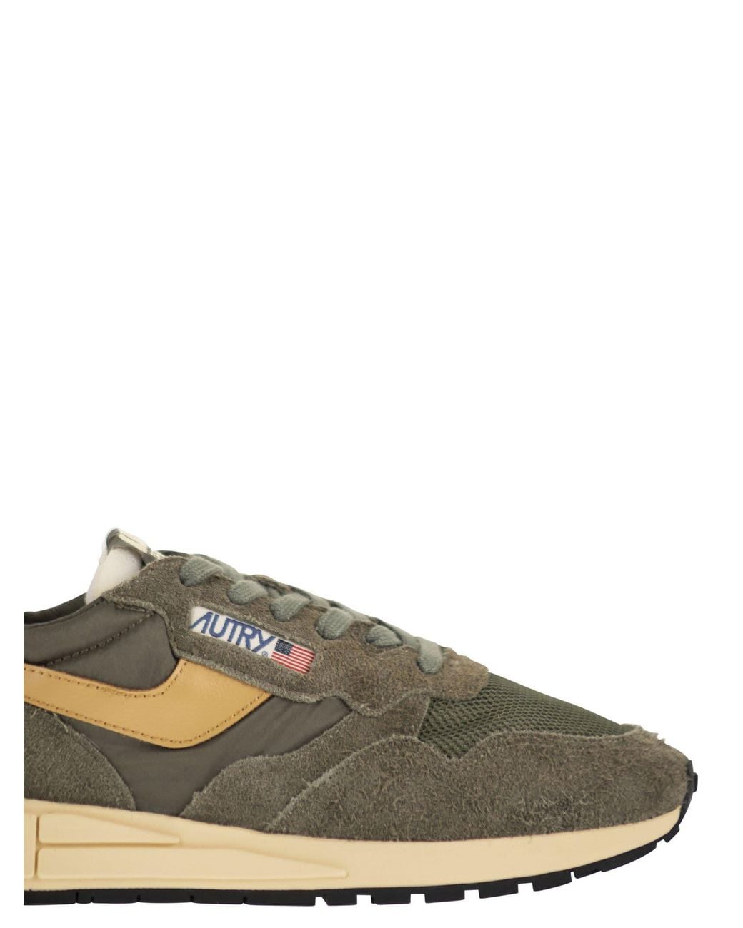 Autry Reelwind Sneaker aus Wildleder und technischem Textil in Green für Herren