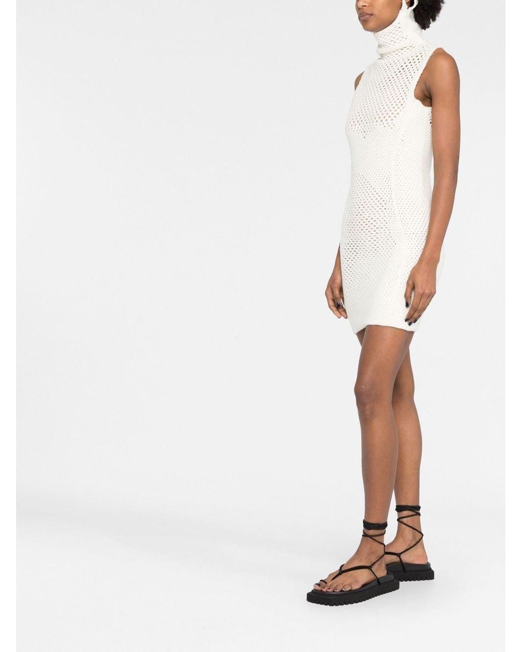 Isa Boulder Map Mini Dress in het White voor heren