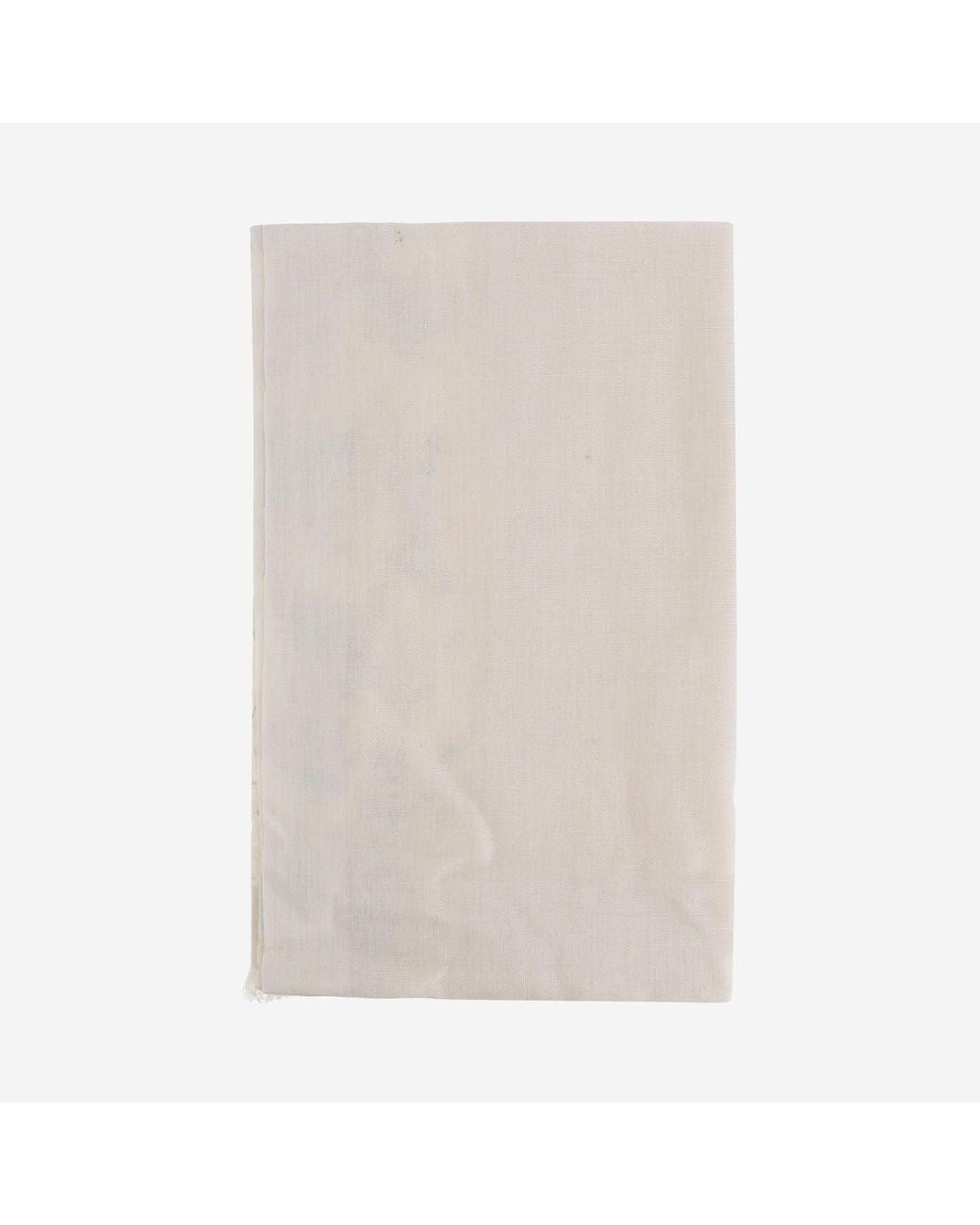 Faliero Sarti Natural Silk And Linen Scarf