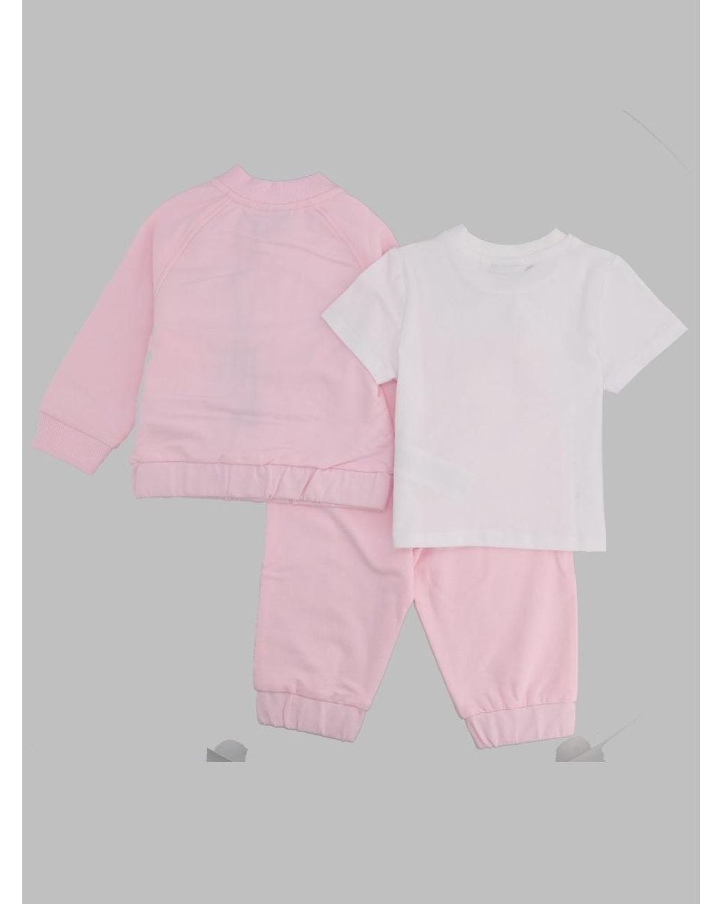 Boss Pink Set Tuta Sportiva E T Shirt Con Monogrammi Doppia B
