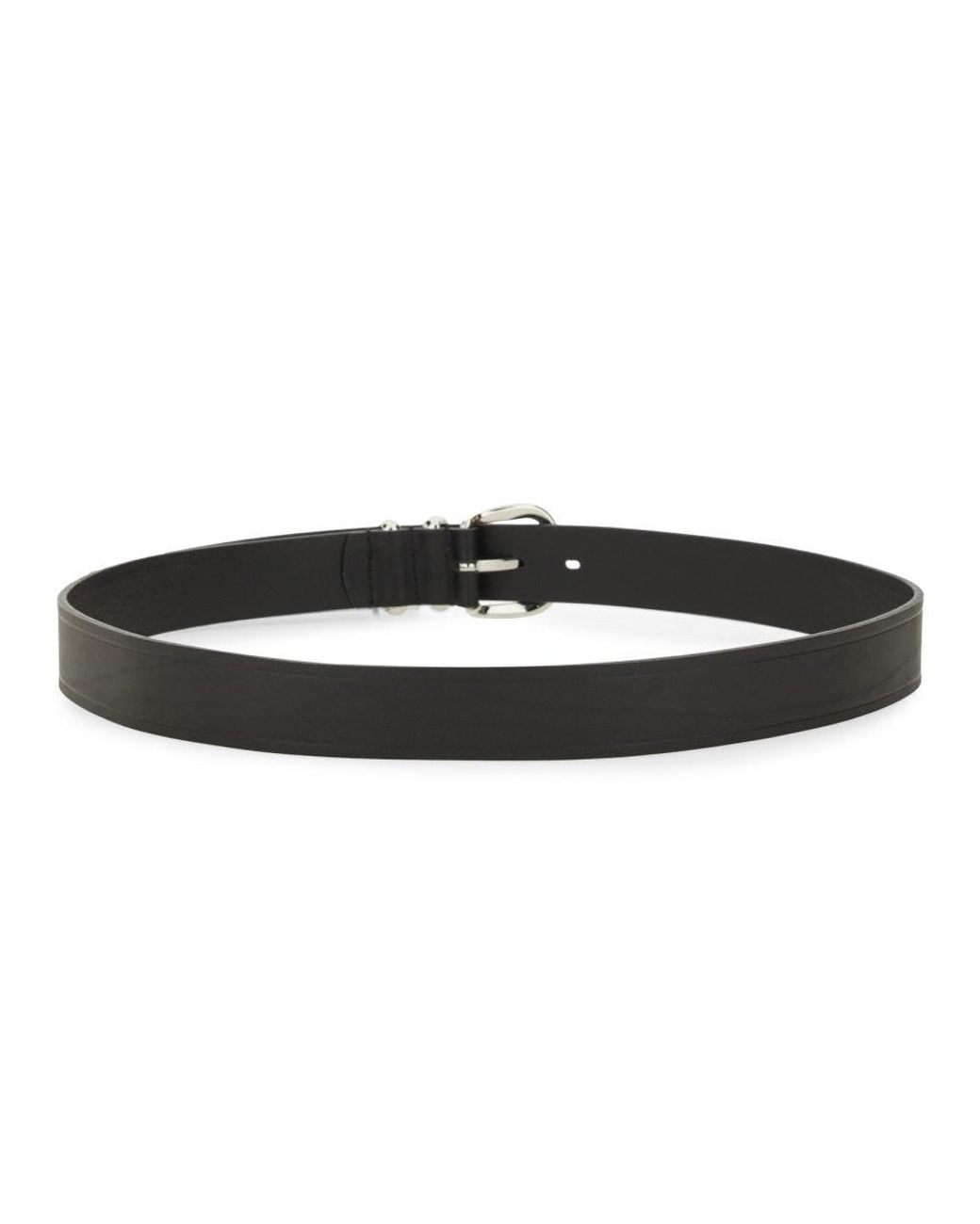 sunflower Black Leather Belt for men