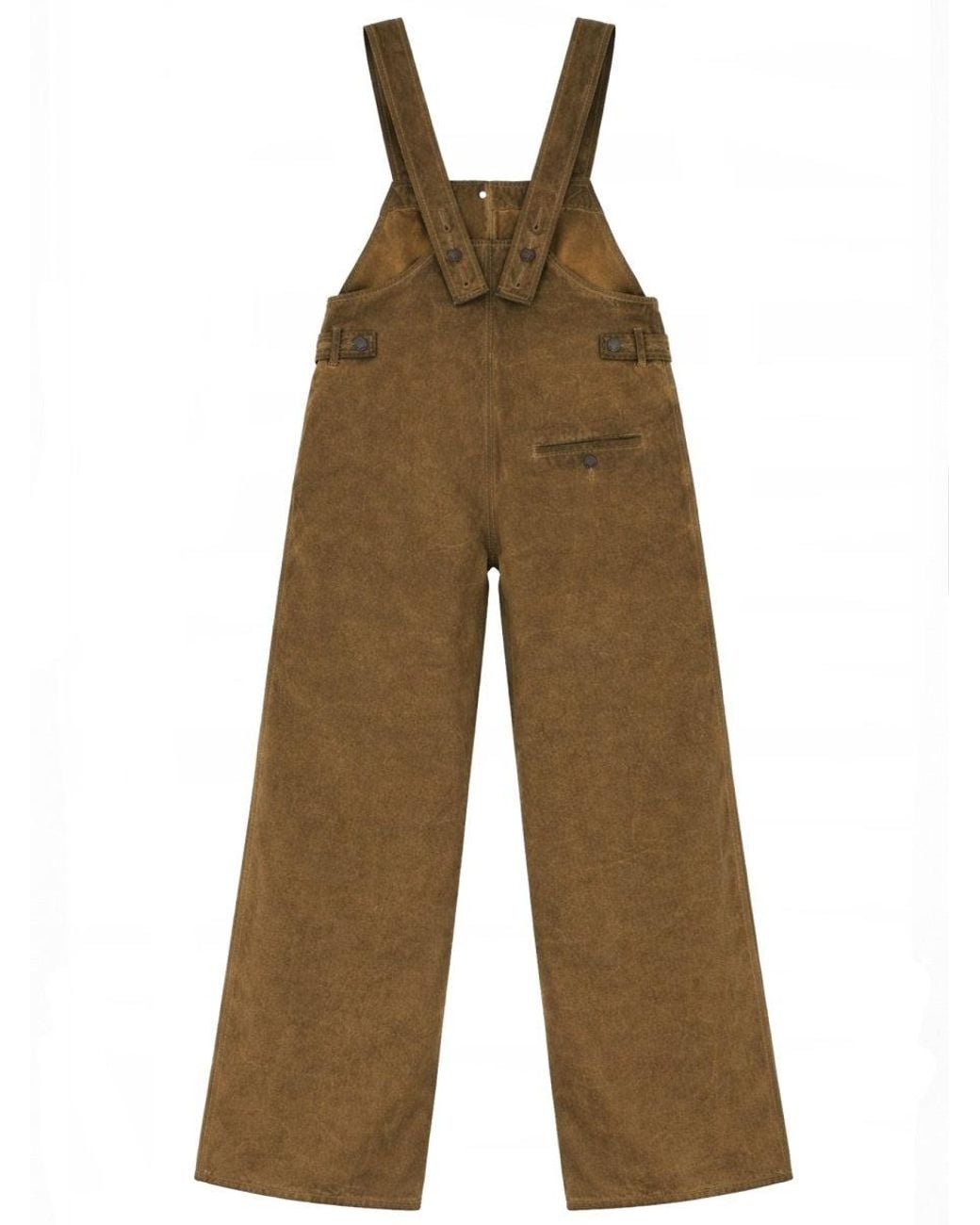Uma Wang Natural Cotton Panda Dungarees