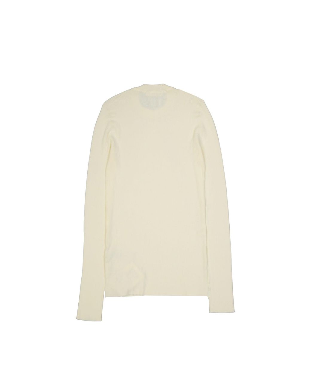 Jil Sander Natural Logo Fitted Jumper