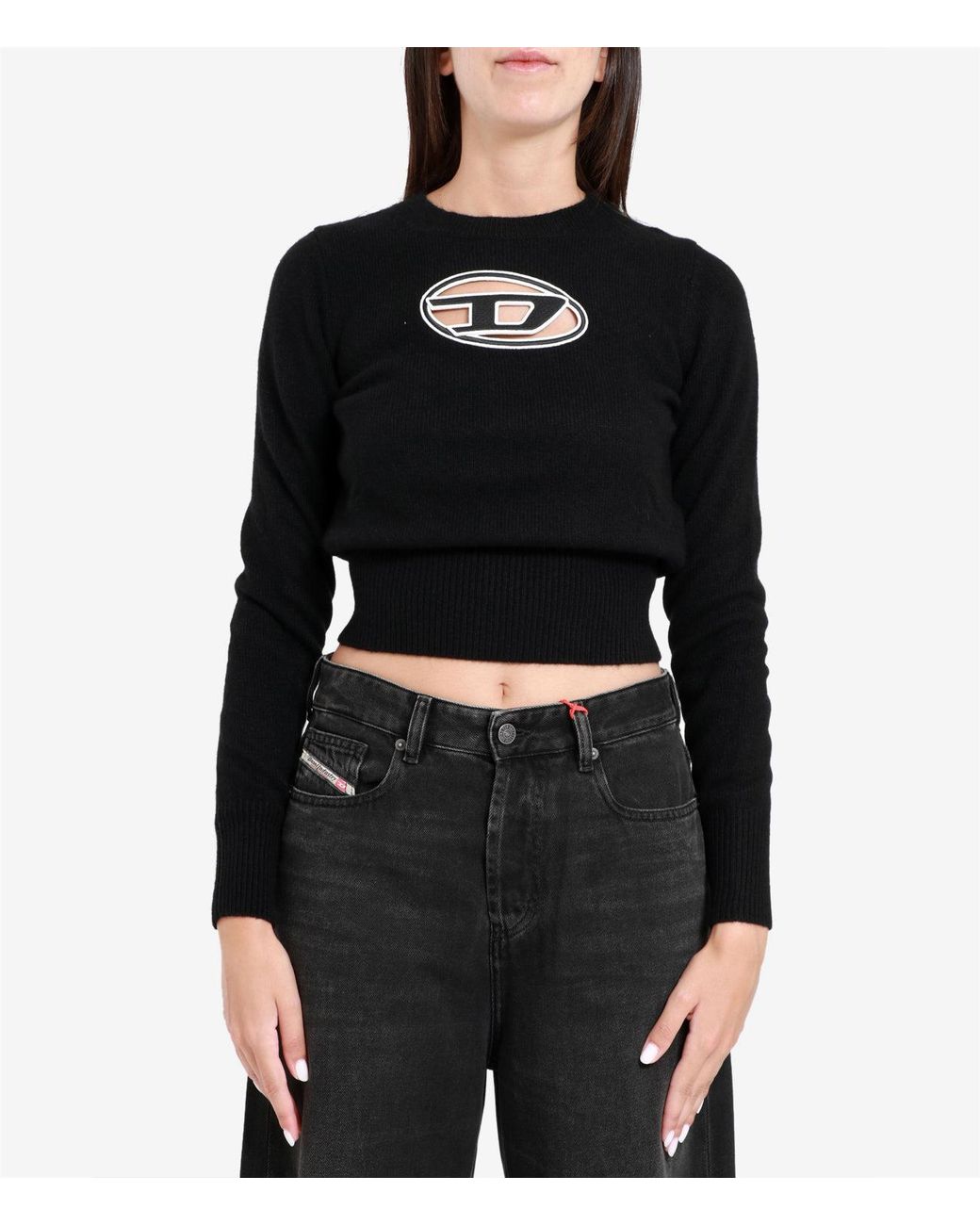 DIESEL Black Sweaters