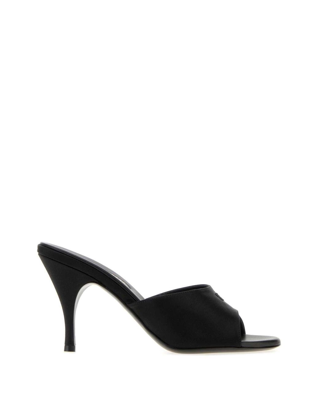 Miu Miu Black Slip-On Heels