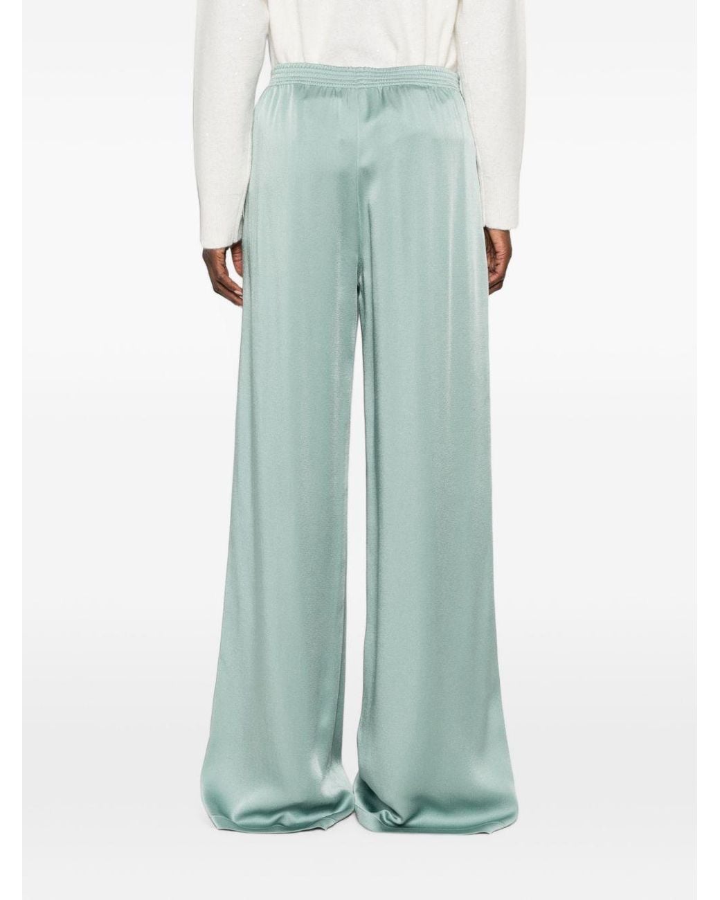 Fabiana Filippi Green Wide Leg Trousers
