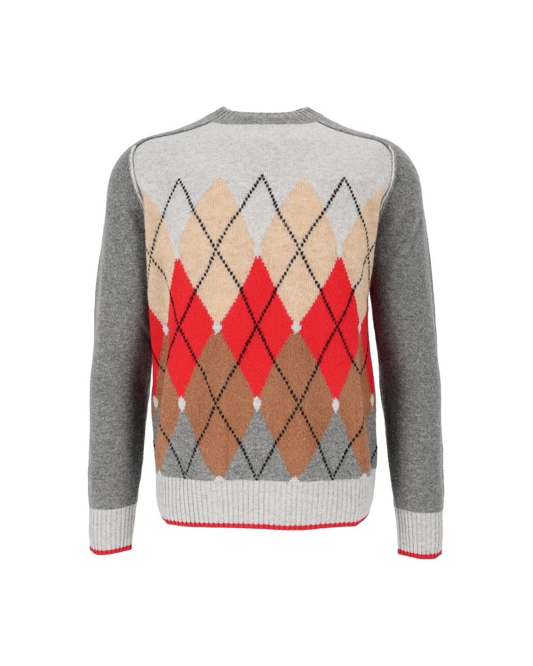 Ballantyne Red R Neck Pullover