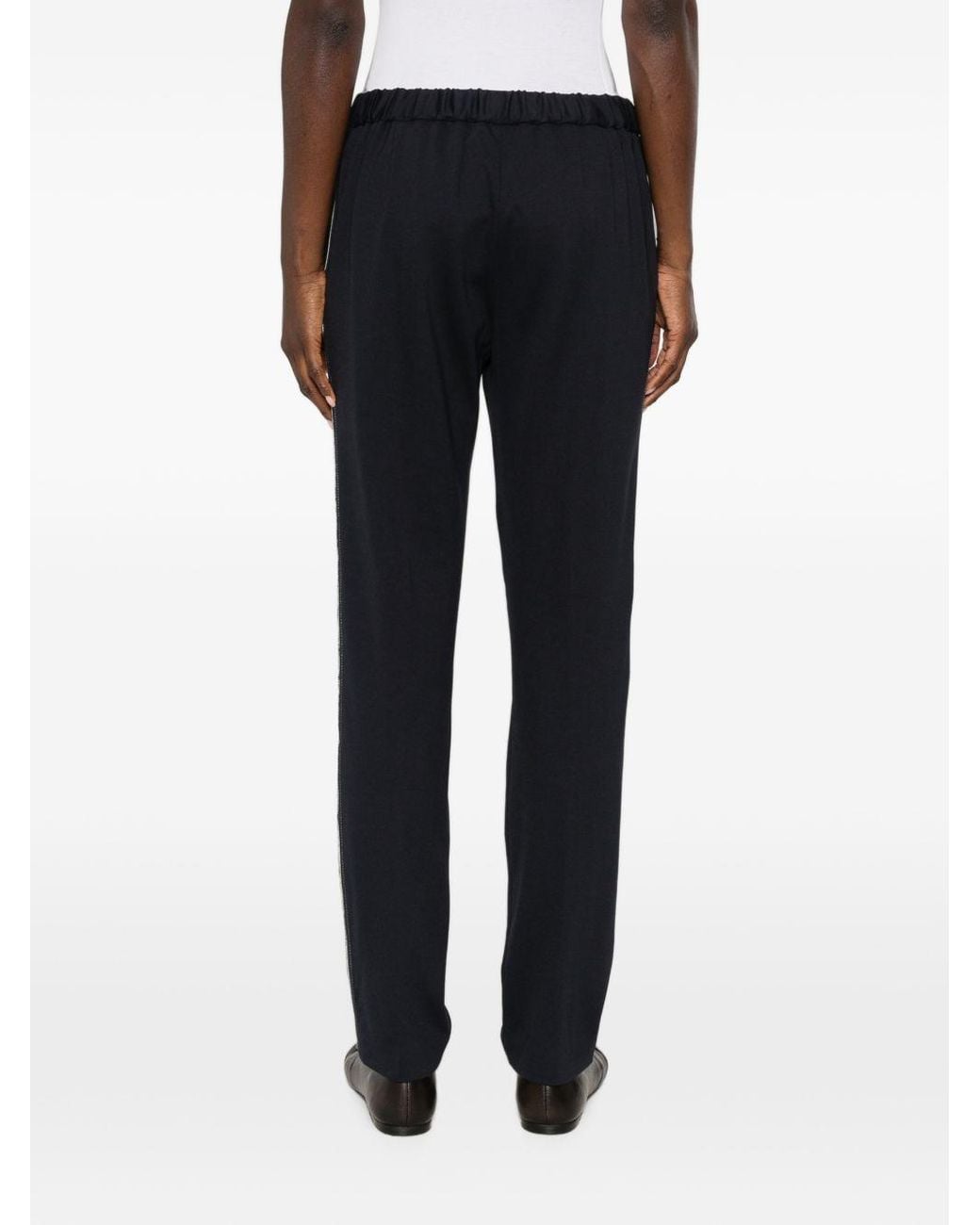 Fabiana Filippi Black Slim Fit Trousers