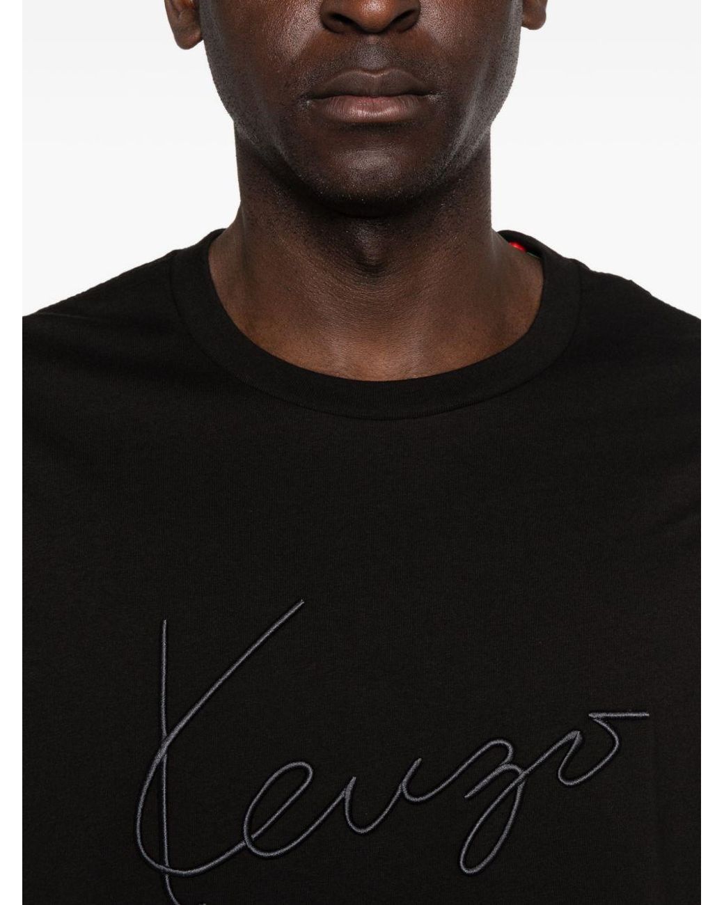 KENZO Black Gots Cotton T Shirt