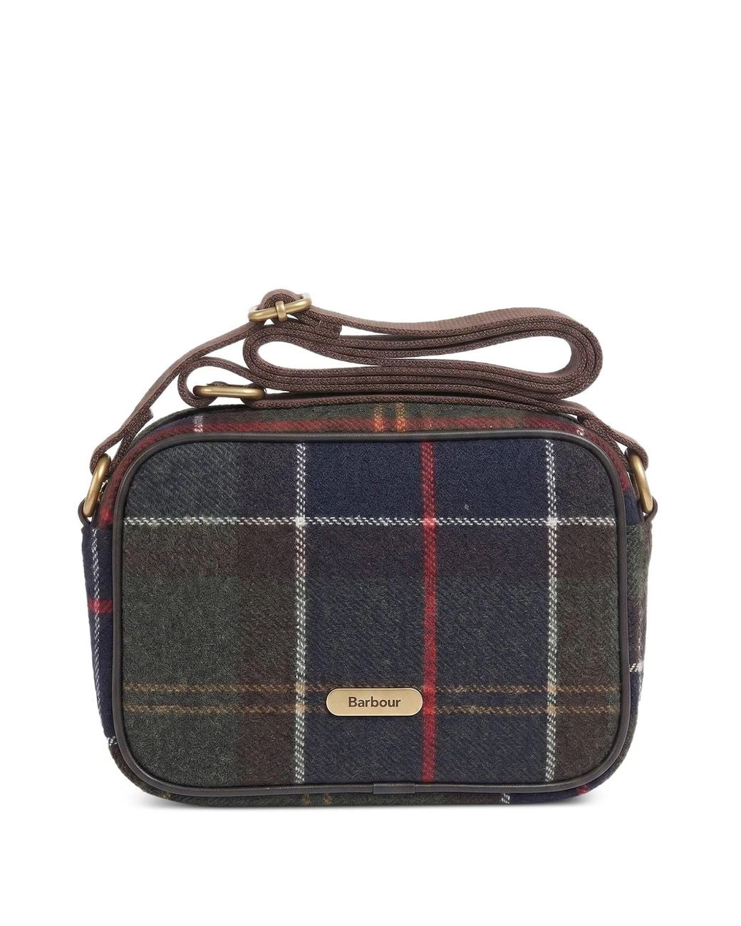 Barbour Black Contin Ttn Mini Crossbody Bag