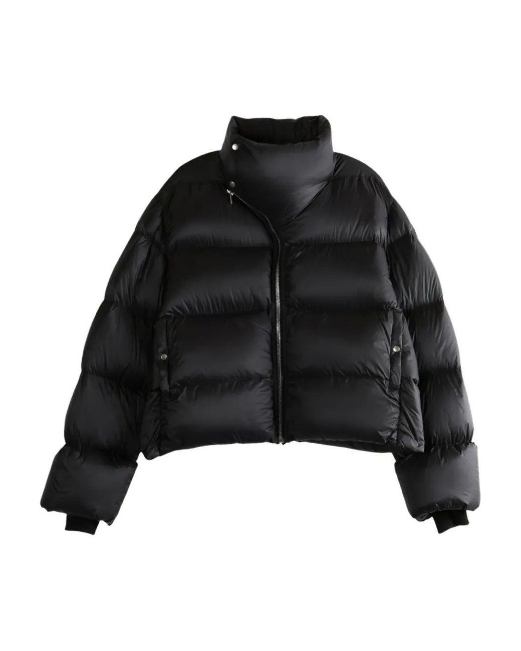 Rick Owens Turtle Jkt in het Black