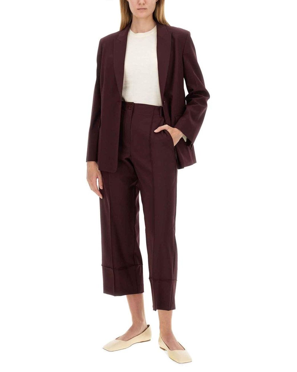 Alysi Purple Tailored Jacket