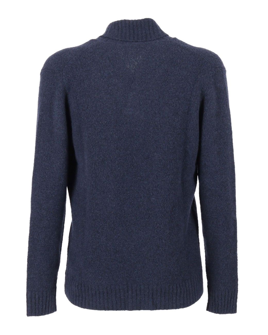 Kangra Cashmere Blue Pullover Rasato Calato