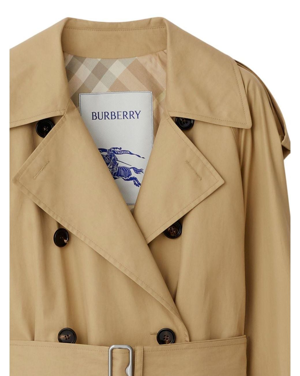 Burberry Natural Cotton Trench Coat