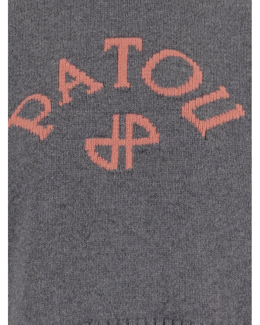 Patou Gray Sweater Wool And Cashmere
