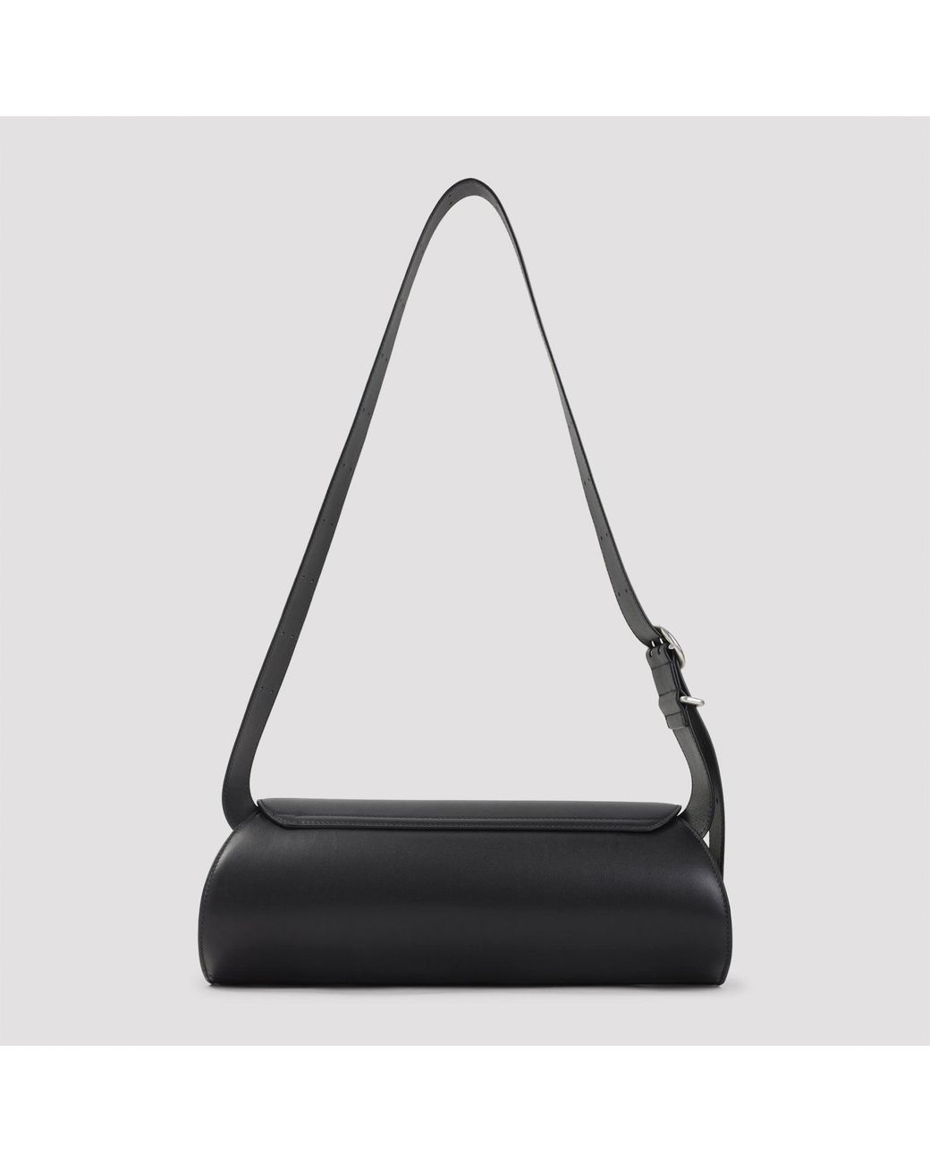 Jil Sander Black Cannolo Shoulder Bag