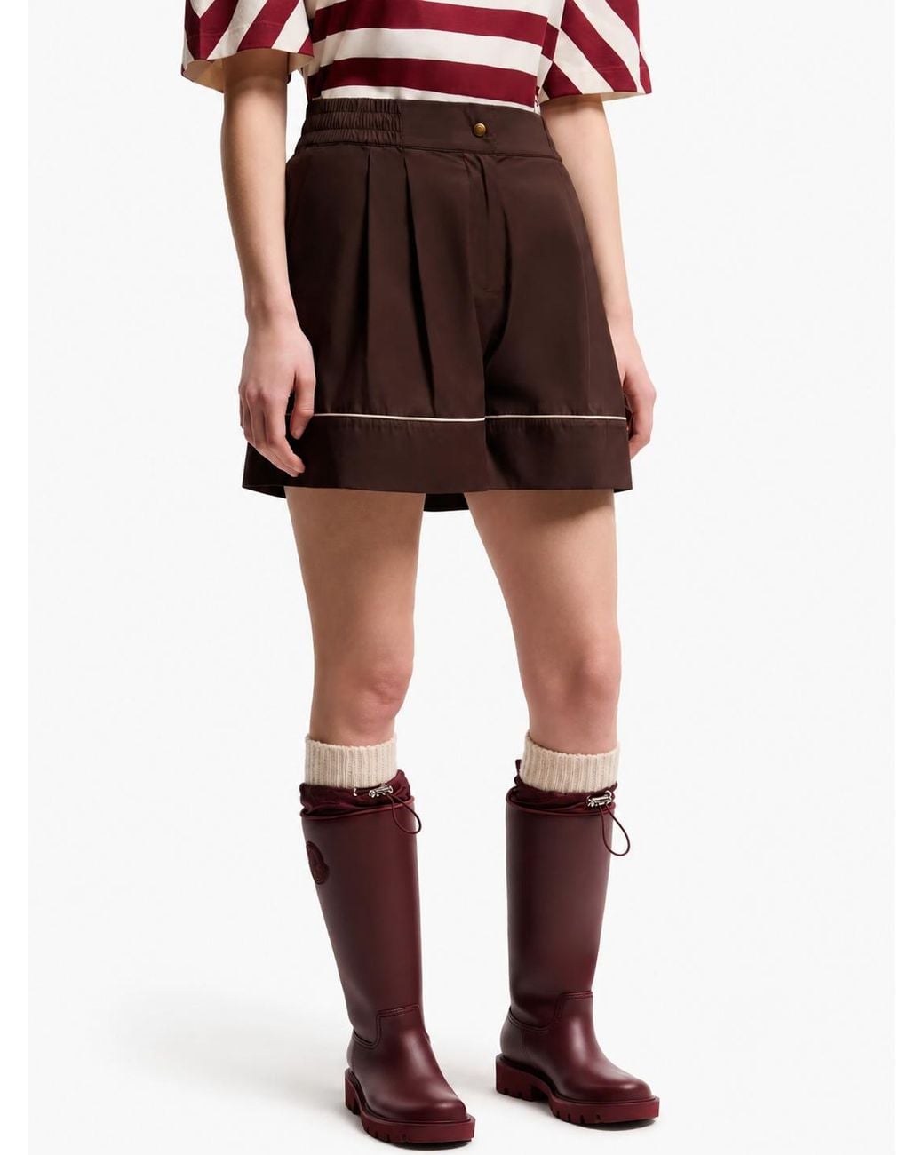 Moncler Korte Broek in het Brown