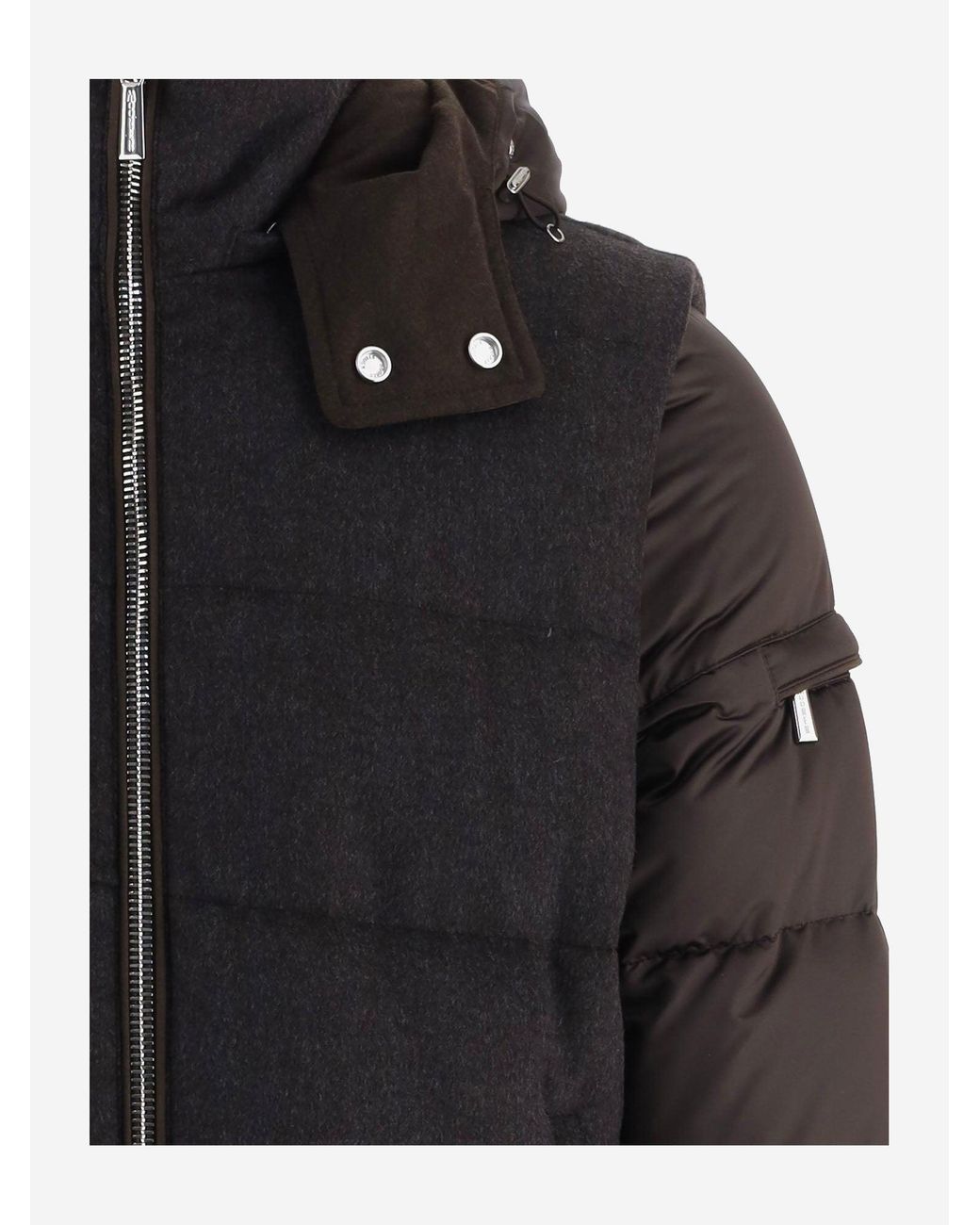 Moorer Black Wool And Cashmere Jacket