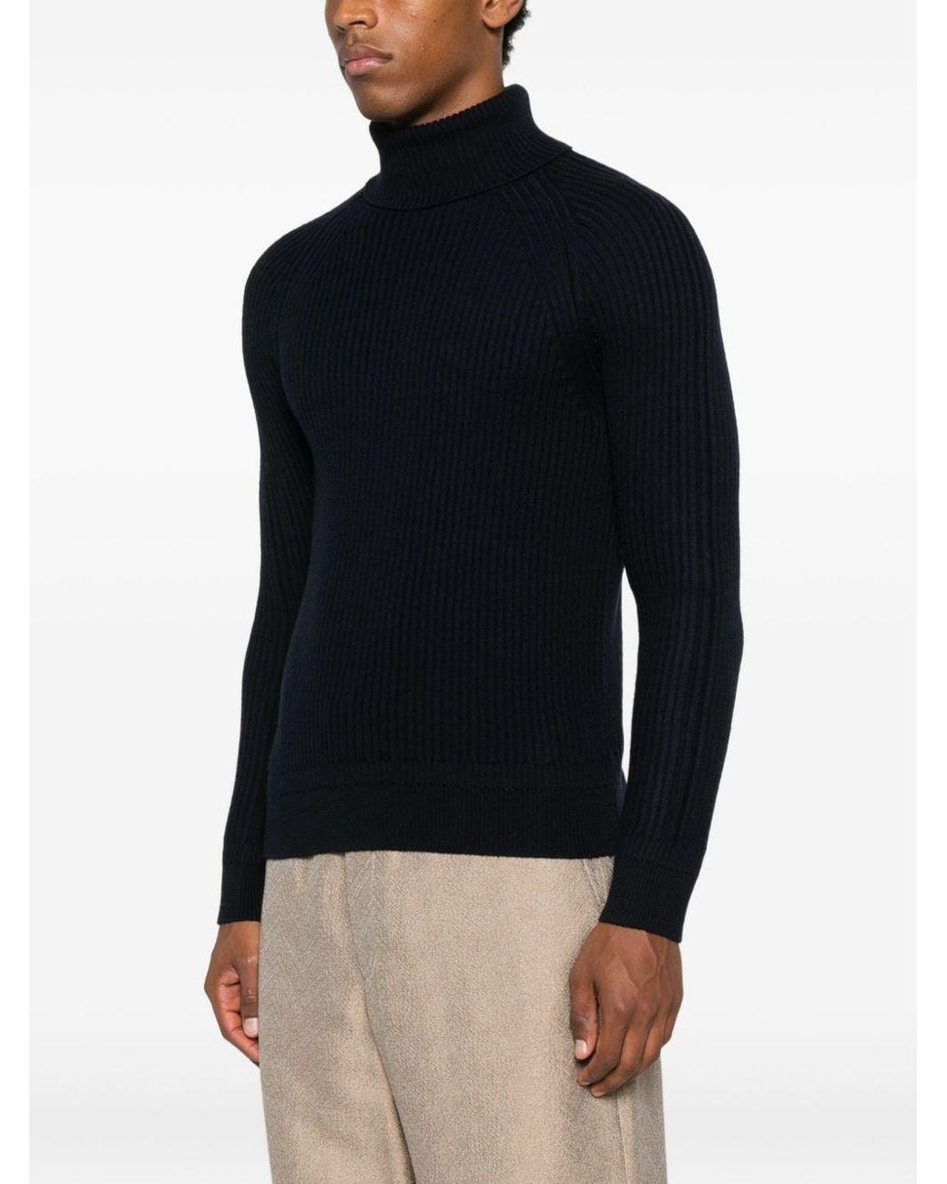 Zanone Black Sweaters