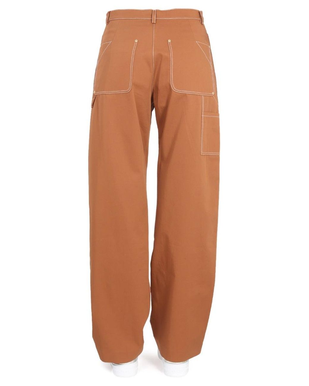 Stella McCartney Brown Pants With Buckle