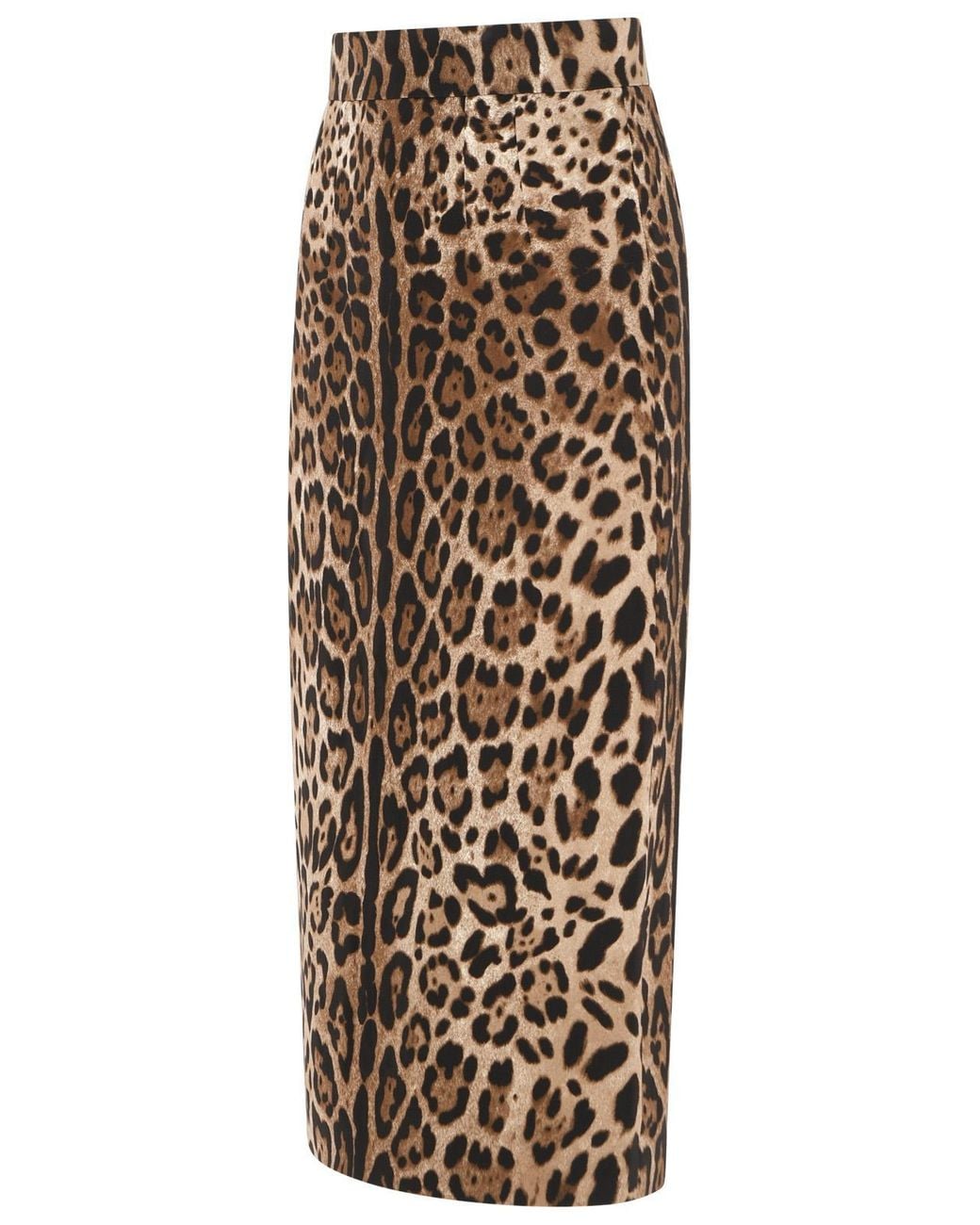 Dolce & Gabbana Natural Dolce & Gabbana Leopard Viscose Skirt