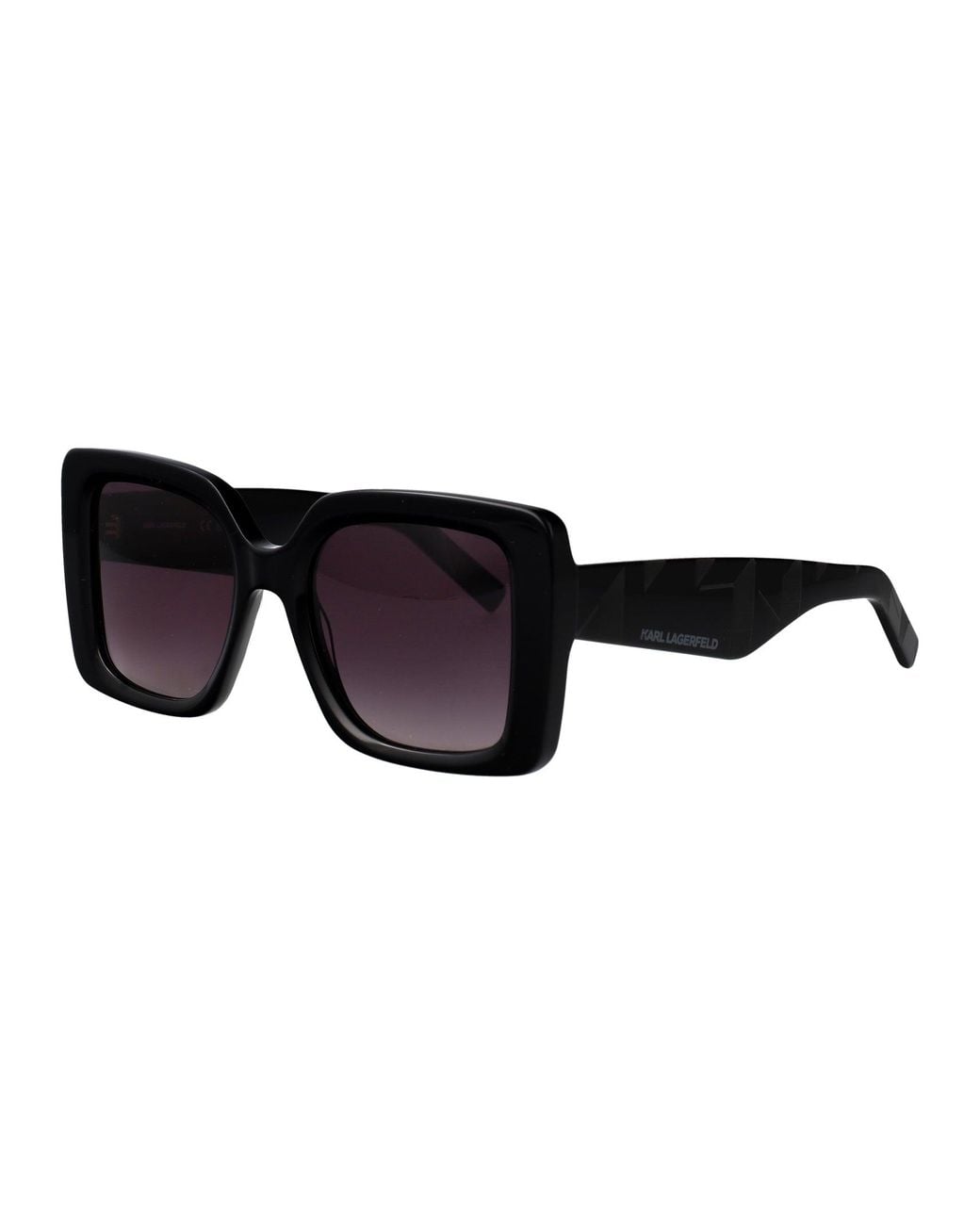 Karl Lagerfeld Black Acetate Sunglasses