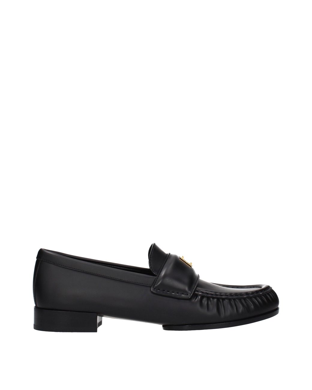 Givenchy Black Loafers 4G Leather