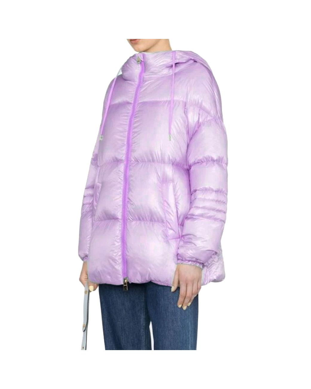 Herno Purple Quilted Padded Jacket