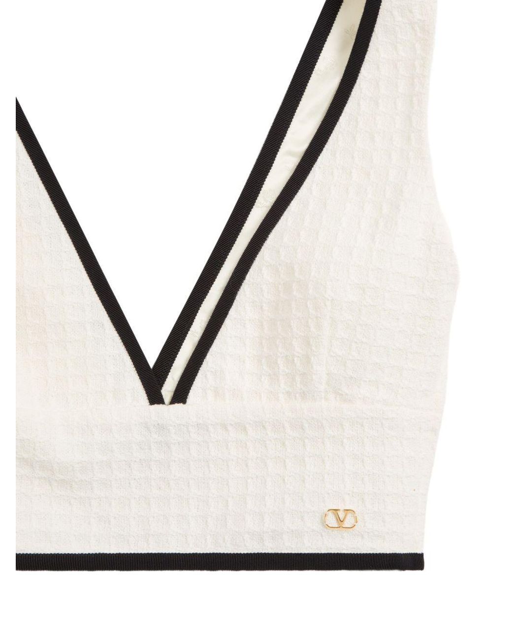 Valentino Natural Cotton Tank Top