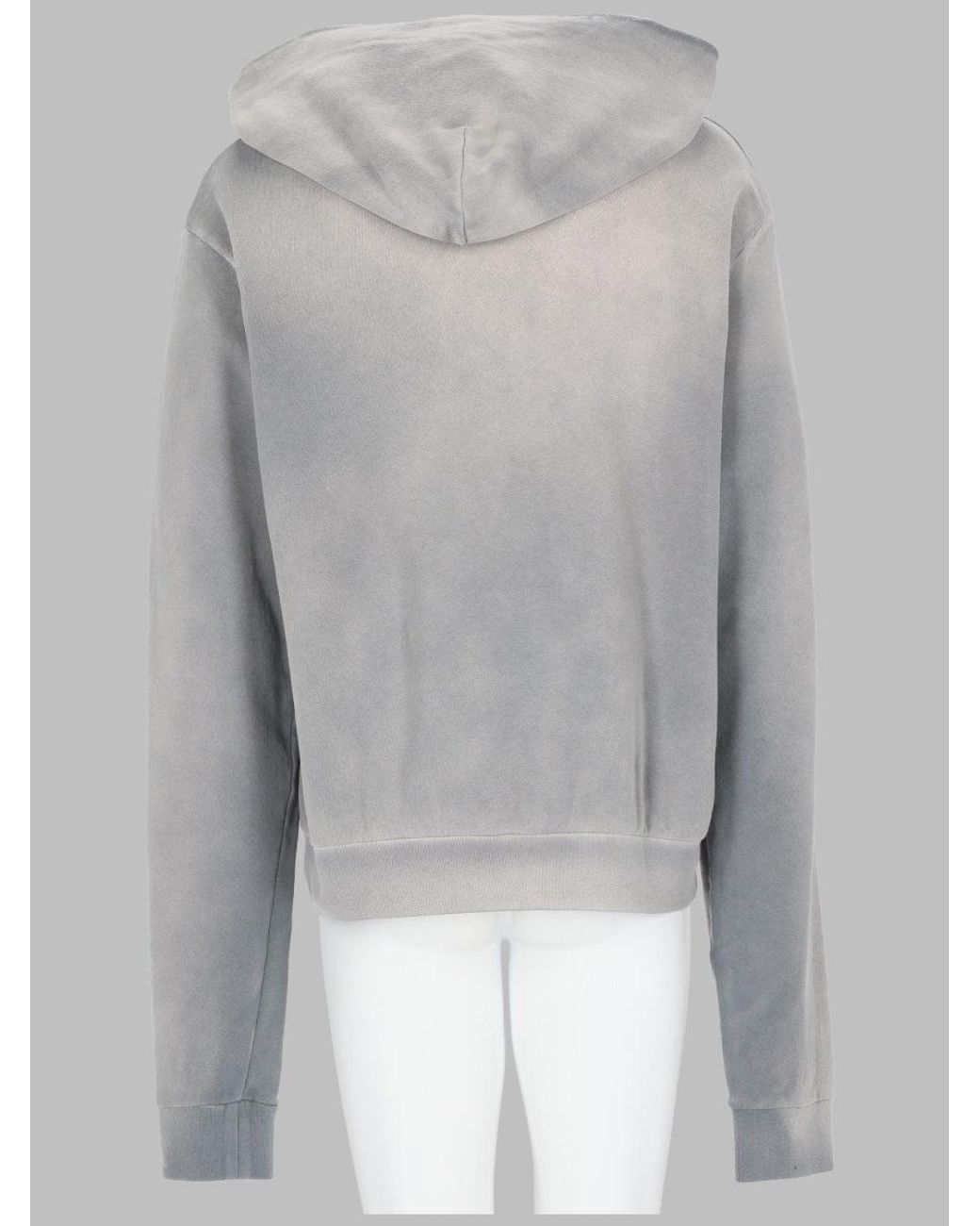 Maison Margiela Gray Felpa for men